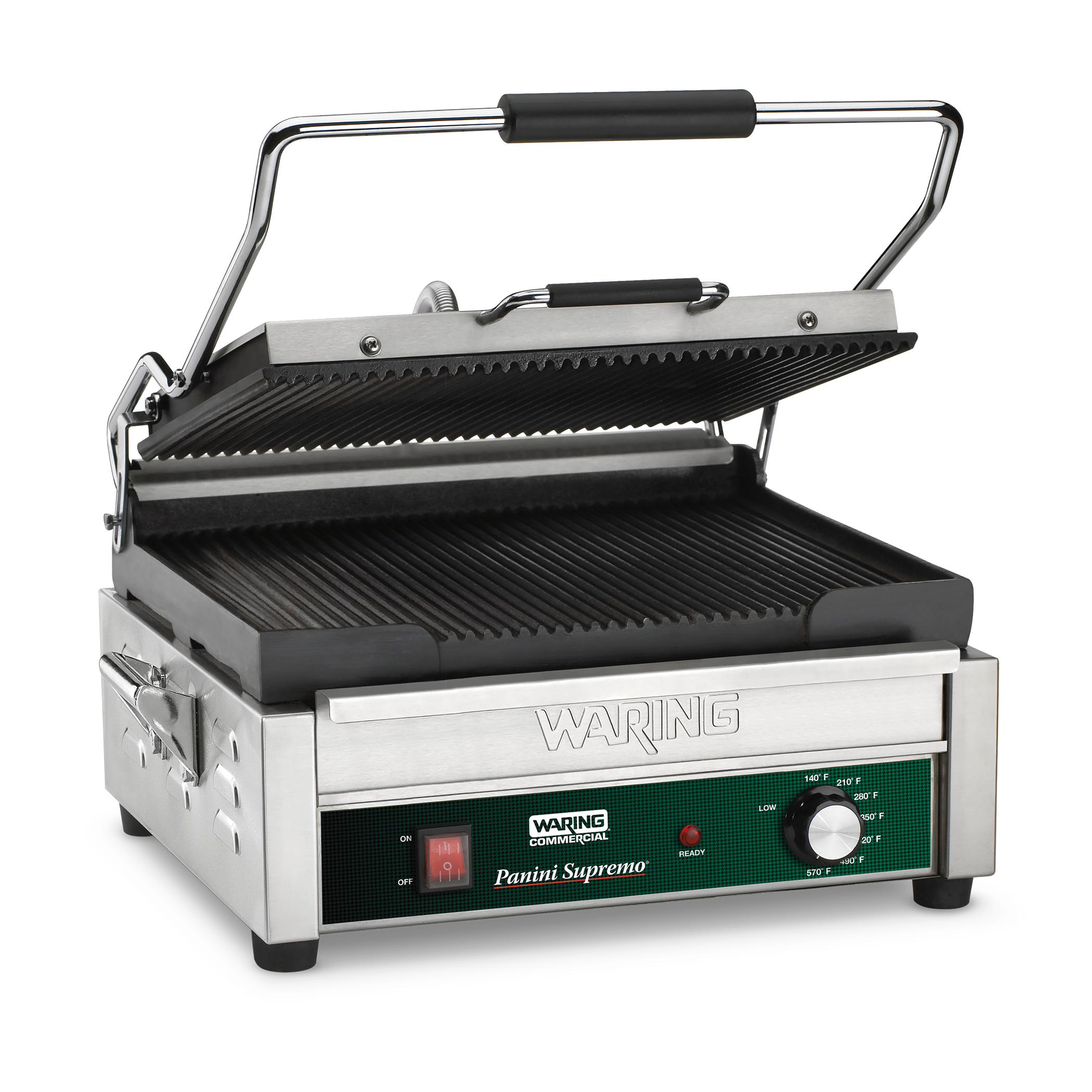 Ribbed Panini Grill, 14.5" x 11", 208 Volt
